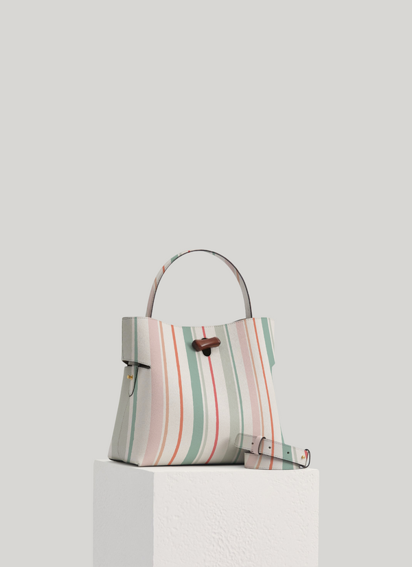 Gaia Tote Bag - Multi Stripes