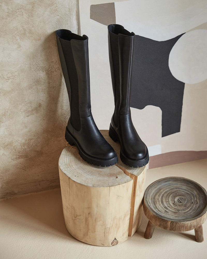 Willow Knee High Chelsea Boots